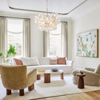Raselle Glass Chandelier-Moonnatur