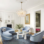 Raselle Glass Chandelier-Moonnatur