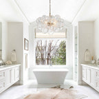 Raselle Glass Chandelier-Moonnatur