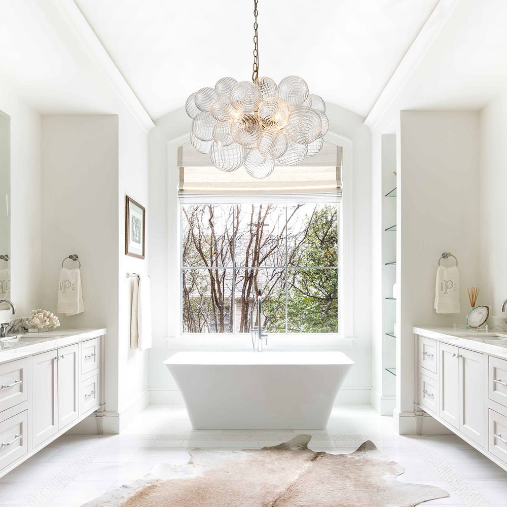 Raselle Glass Chandelier-Moonnatur