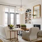 Raselle Glass Chandelier-Moonnatur