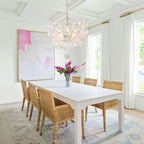 Raselle Glass Chandelier-Moonnatur