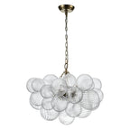 Raselle Glass Chandelier-Moonnatur