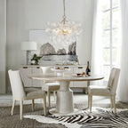 Raselle Glass Chandelier-Moonnatur