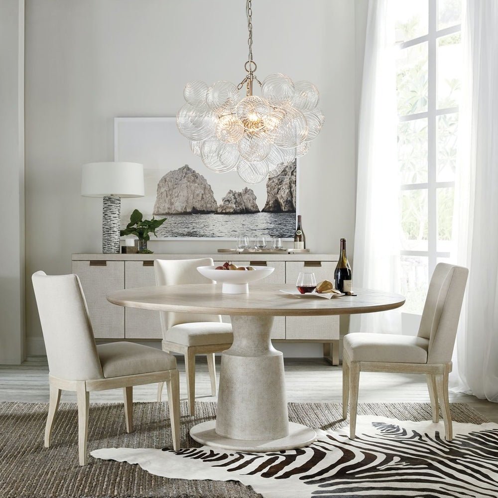 Raselle Glass Chandelier-Moonnatur