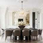 Raselle Glass Chandelier-Moonnatur