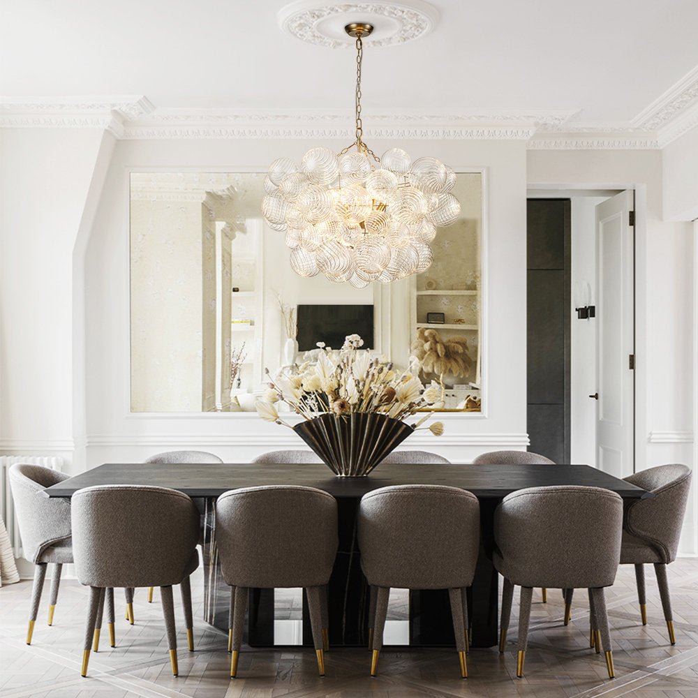 Raselle Glass Chandelier-Moonnatur