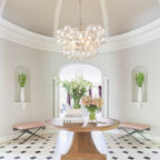Raselle Glass Chandelier-Moonnatur