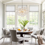 Raselle Glass Chandelier-Moonnatur