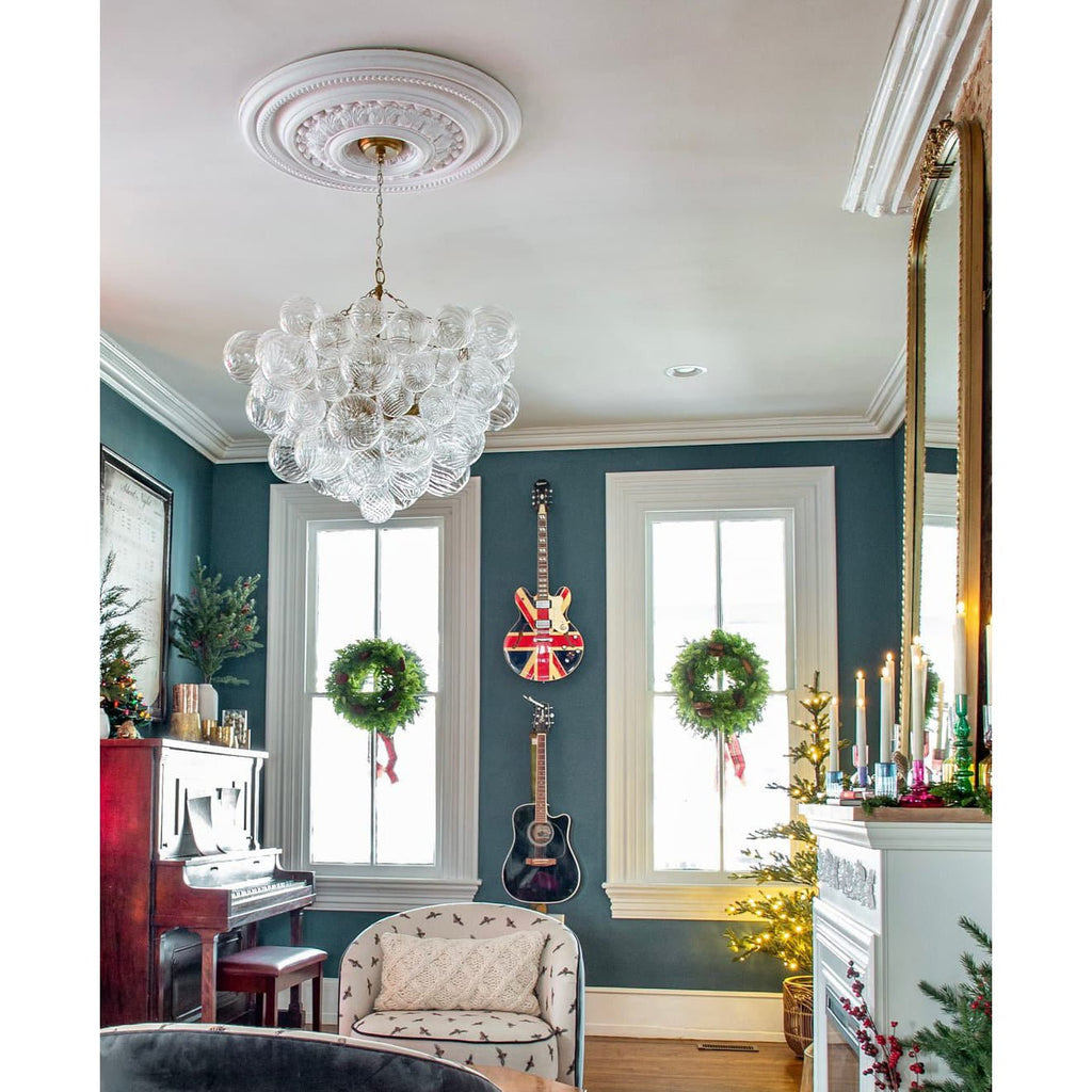 Raselle Glass Chandelier-Moonnatur