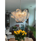 Raselle Glass Chandelier-Moonnatur