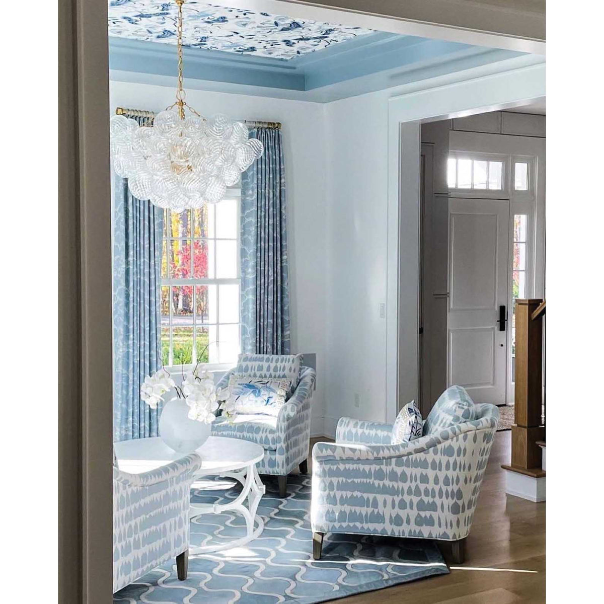 Raselle Glass Chandelier-Moonnatur