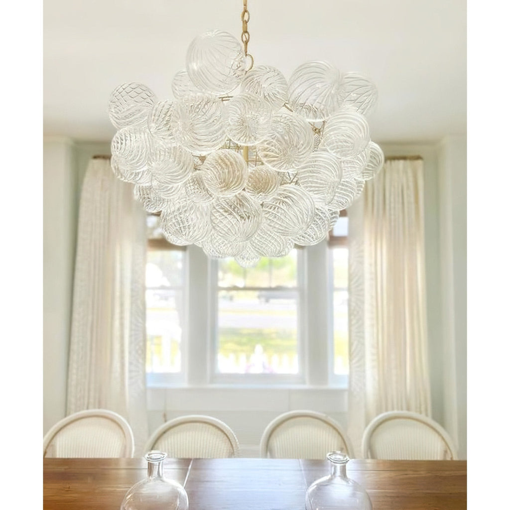 Raselle Glass Chandelier-Moonnatur