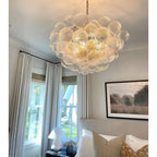 Raselle Glass Chandelier-Moonnatur