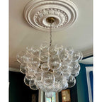 Raselle Glass Chandelier-Moonnatur