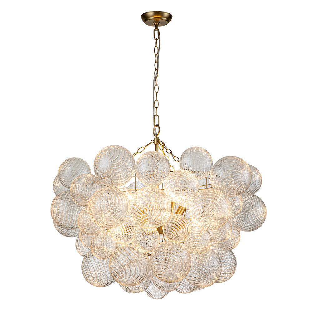 Raselle Glass Chandelier-Moonnatur