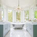 Raselle Glass Chandelier-Moonnatur