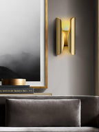 Verrenlyn Brass Wall Light-Moonnatur
