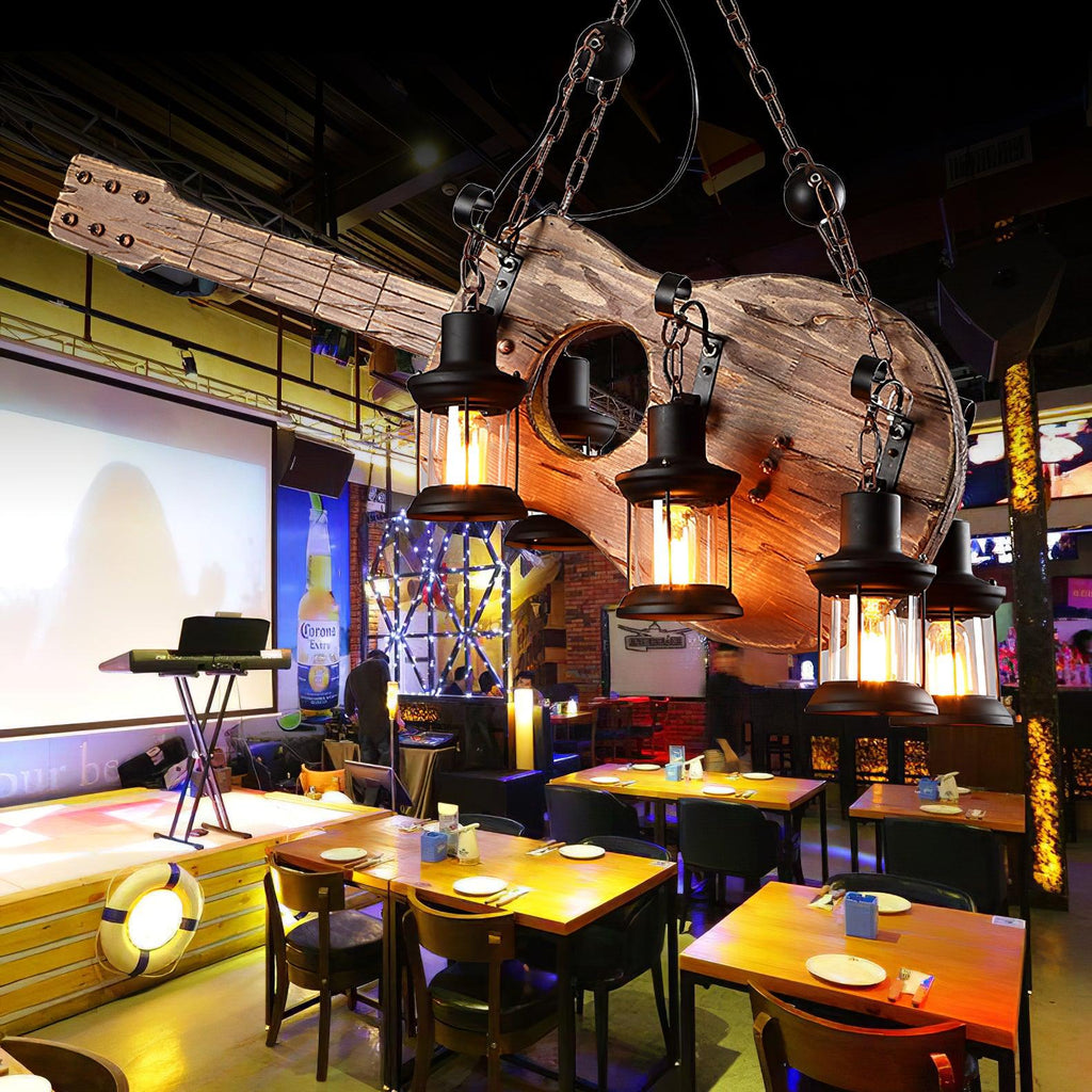 Lowenera Wood Pendant Light-Moonnatur