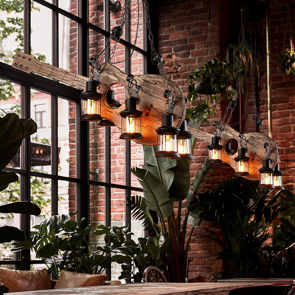 Lowenera Wood Pendant Light-Moonnatur