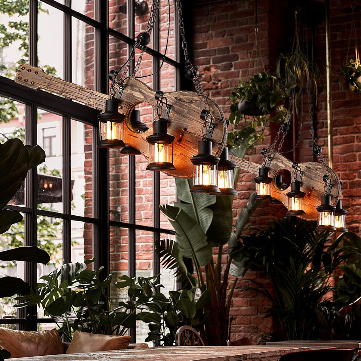 Lowenera Wood Pendant Light-Moonnatur
