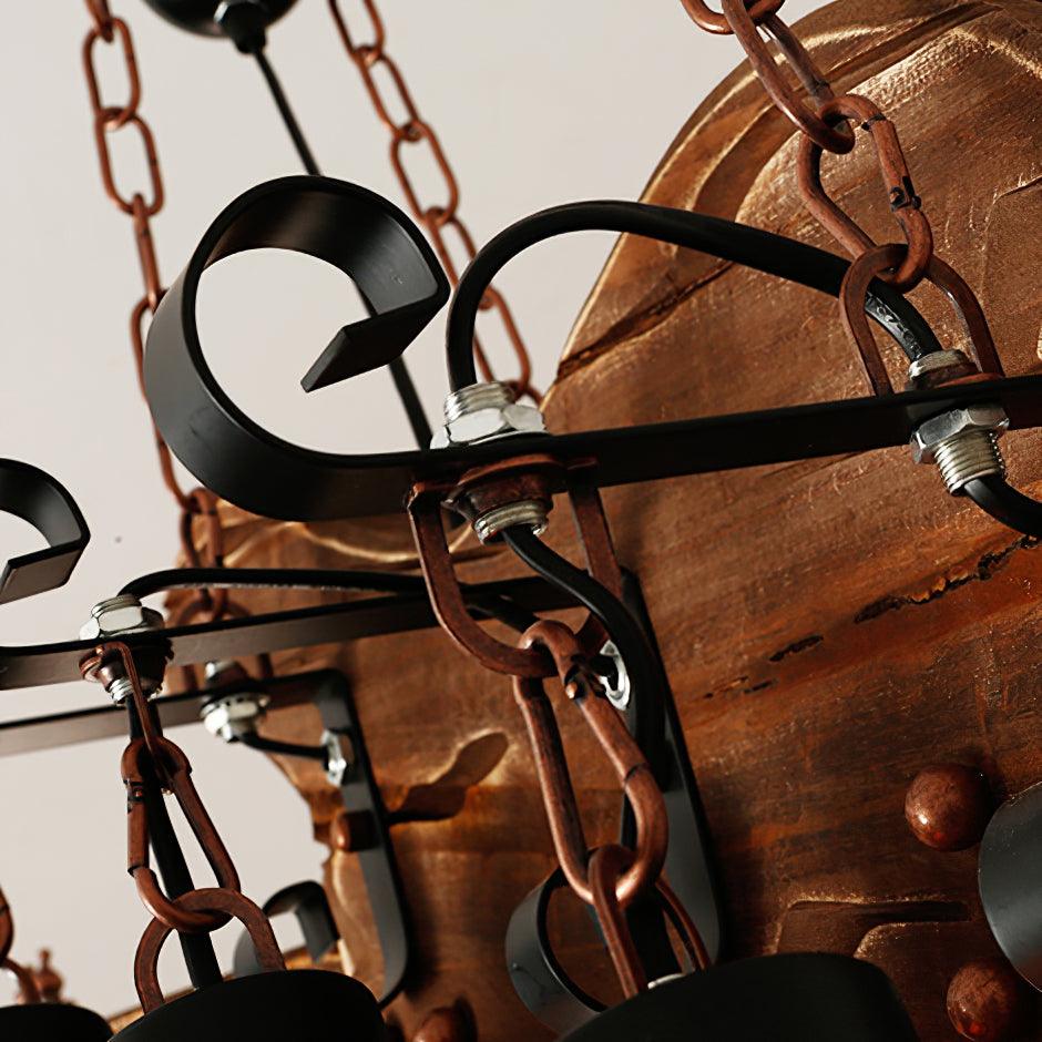 Lowenera Wood Pendant Light-Moonnatur