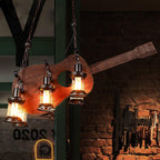Lowenera Wood Pendant Light-Moonnatur