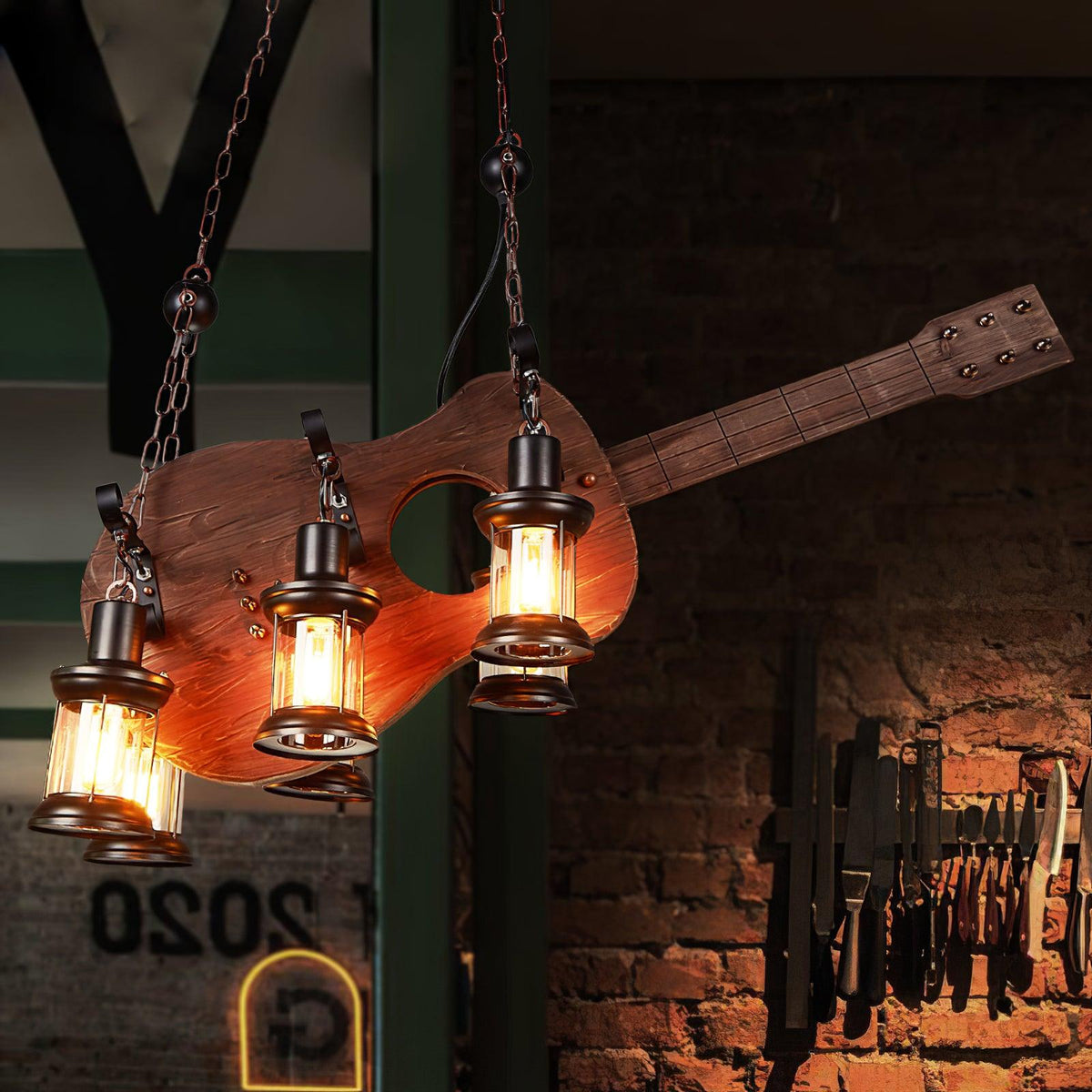 Lowenera Wood Pendant Light-Moonnatur