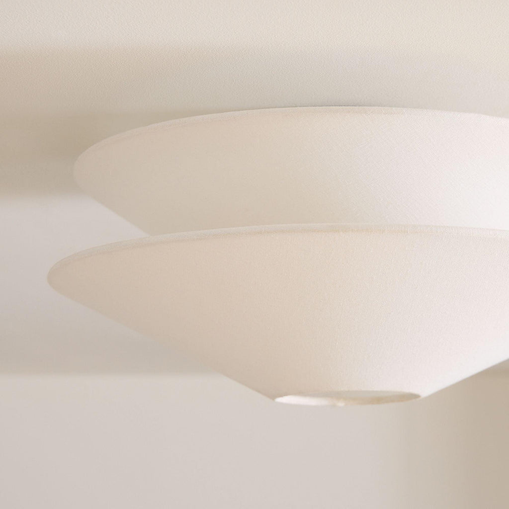 Qorielle Fabric Ceiling Light-Moonnatur