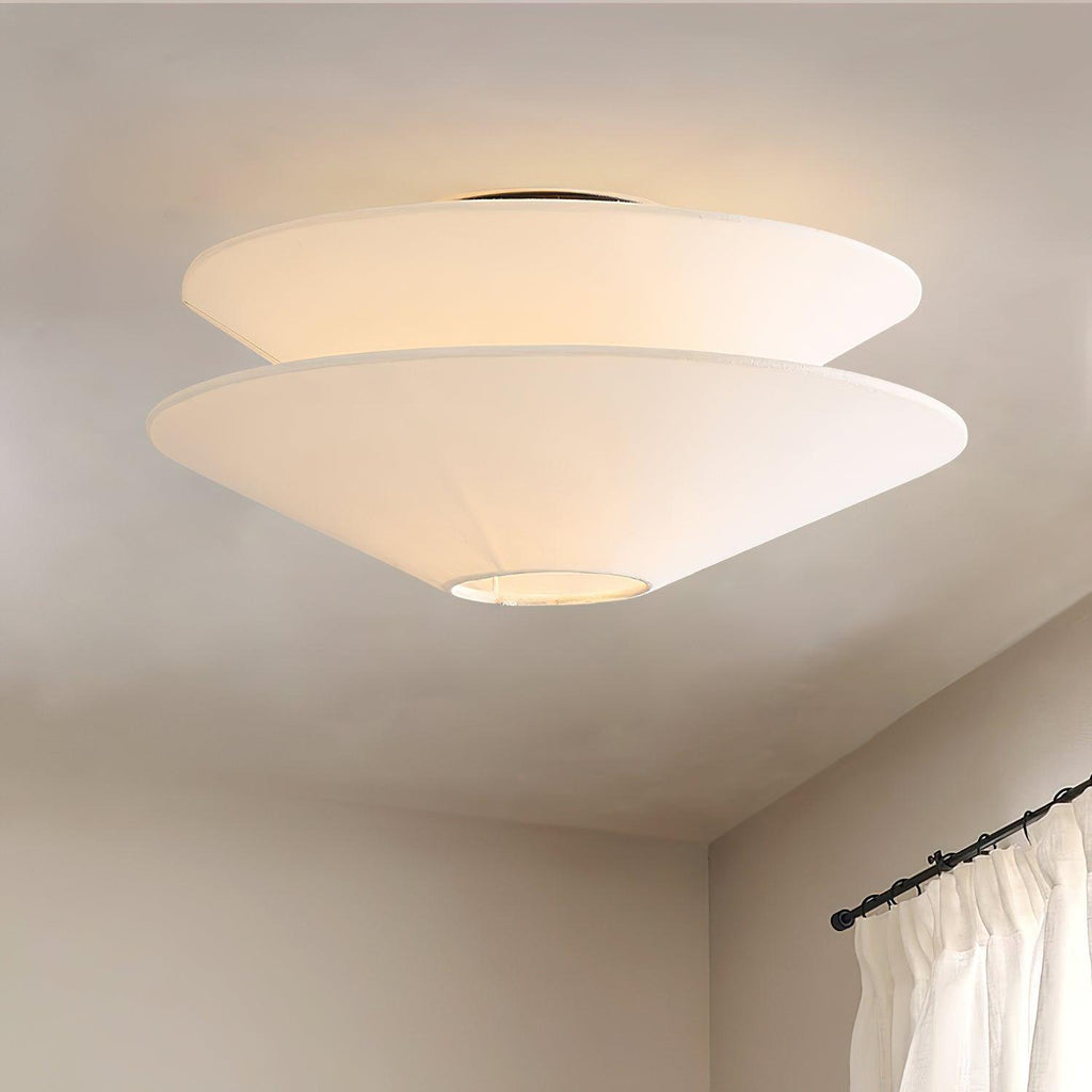 Qorielle Fabric Ceiling Light-Moonnatur