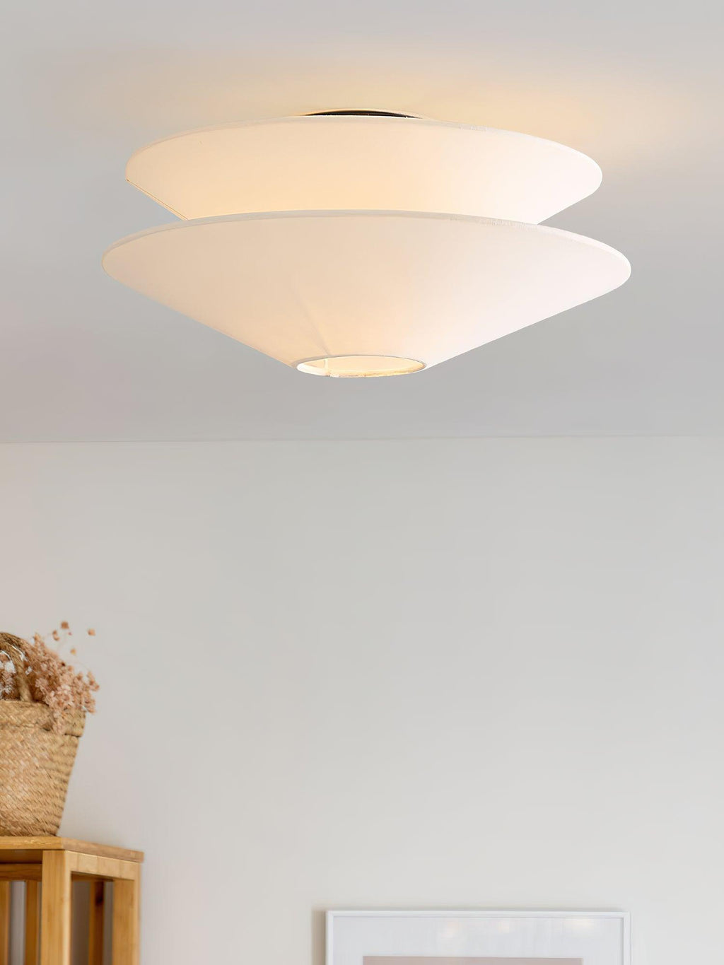Qorielle Fabric Ceiling Light-Moonnatur