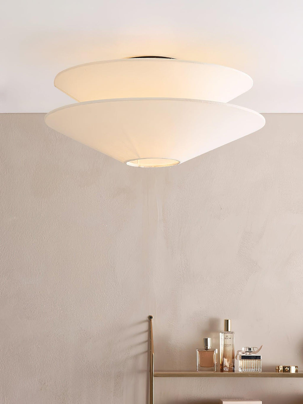 Qorielle Fabric Ceiling Light-Moonnatur