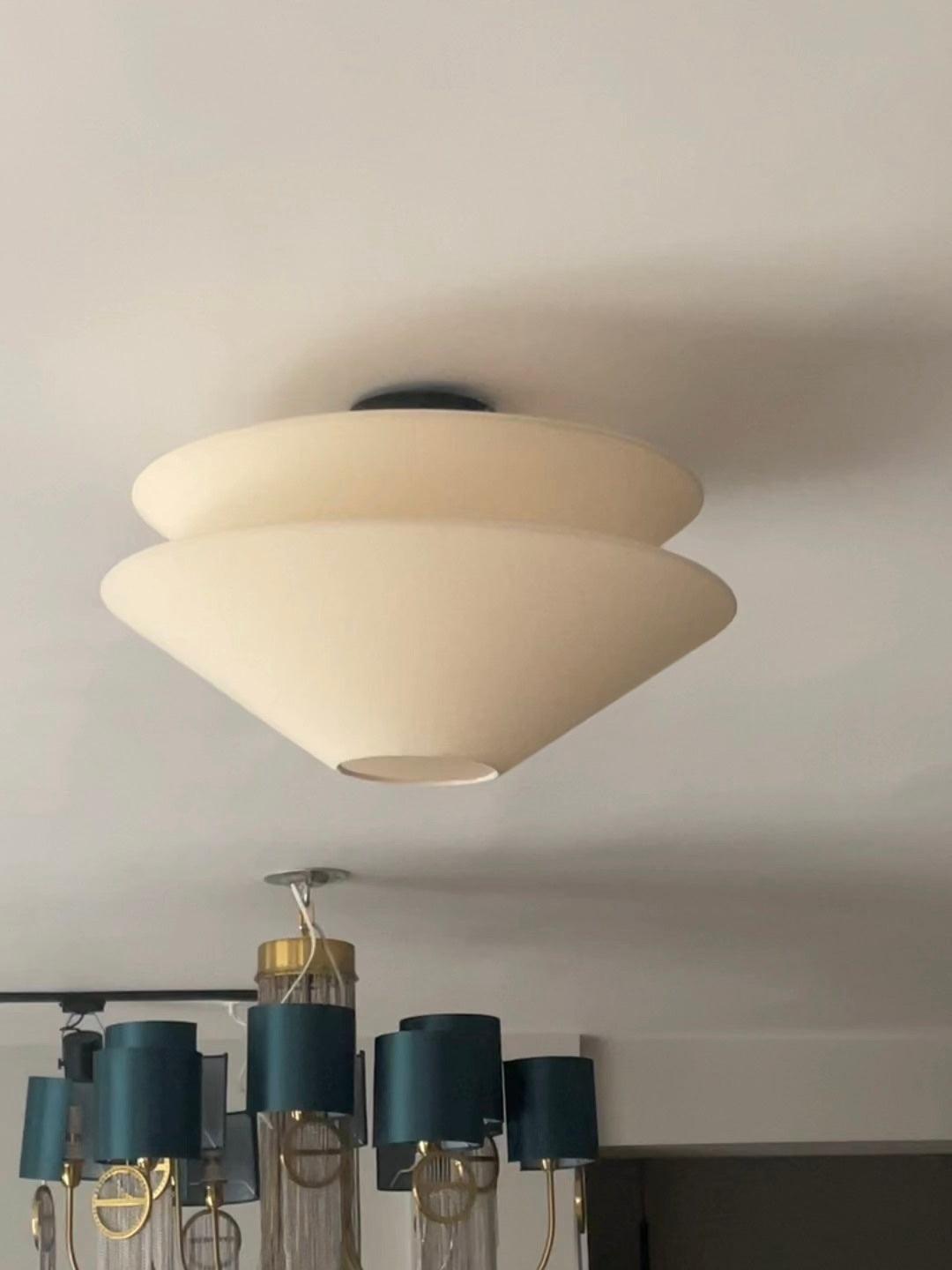 Qorielle Fabric Ceiling Light-Moonnatur