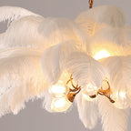 Dorrenwick Feather Pendant Light-Moonnatur