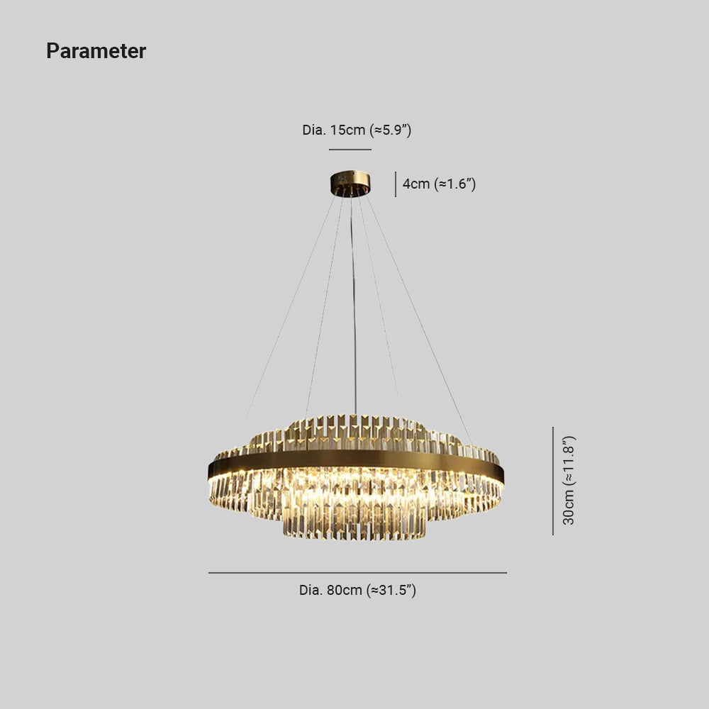 Barroweth Crystal Chandelier-Moonnatur