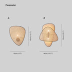 Jorrenora Bamboo Wall Light-Moonnatur