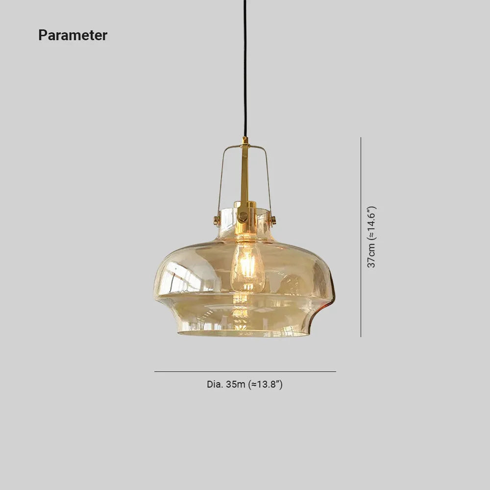Hildendale Glass Pendant Light-Moonnatur