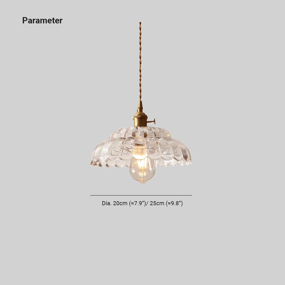 Urencove Glass Pendant Light-Moonnatur