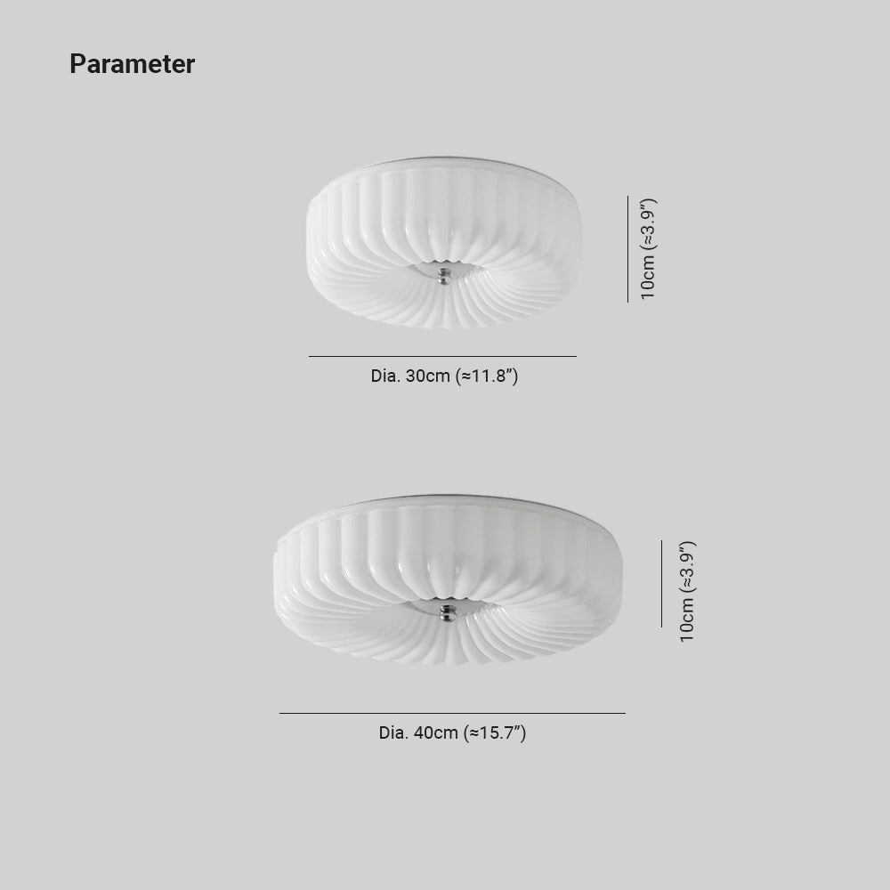 Dunselara Glass Ceiling Light-Moonnatur