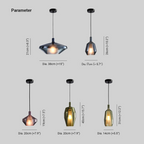Darnelenelle Glass Pendant Light-Moonnatur