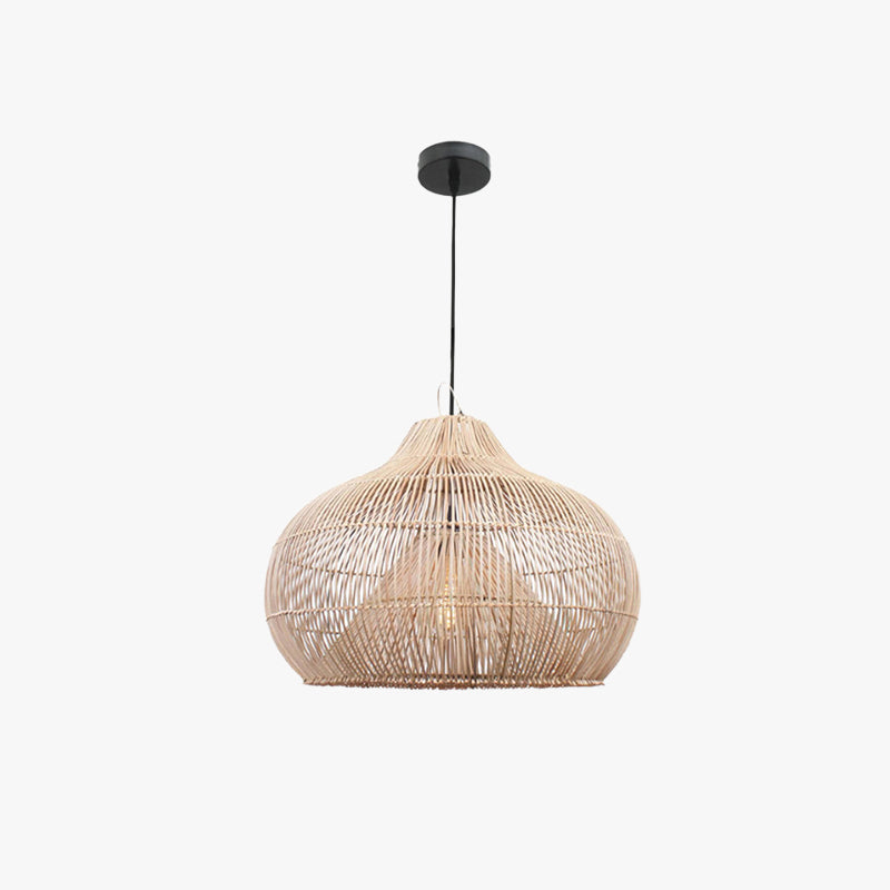 Corenlynne Rattan Pendant Light-Moonnatur