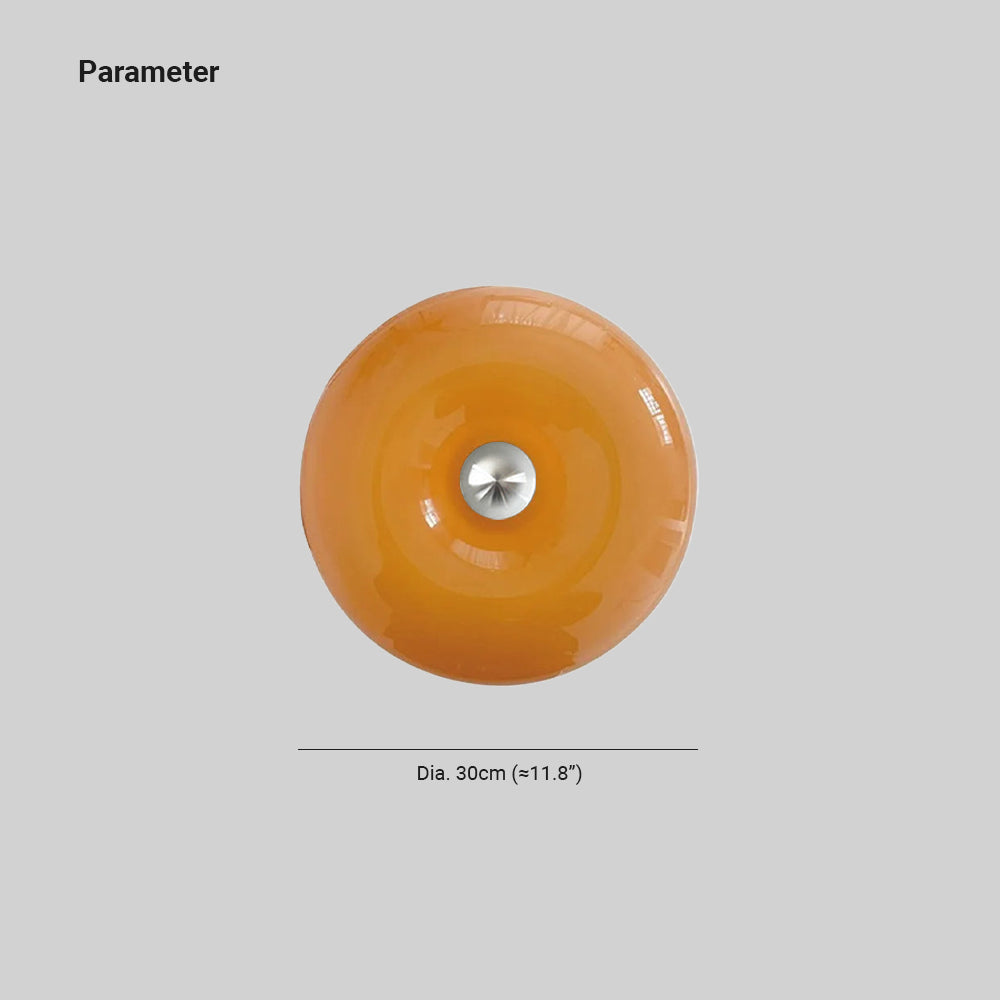 Carnelorie Glass Wall Light-Moonnatur
