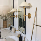 Whitenorie Fabric Wall Light-Moonnatur
