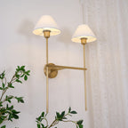 Whitenorie Fabric Wall Light-Moonnatur