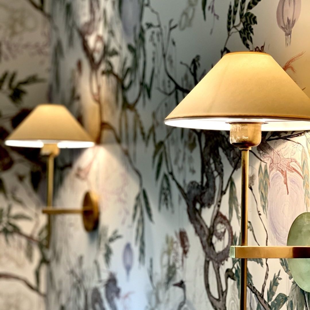Whitenorie Fabric Wall Light-Moonnatur