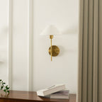 Whitenorie Fabric Wall Light-Moonnatur