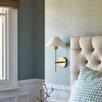 Whitenorie Fabric Wall Light-Moonnatur