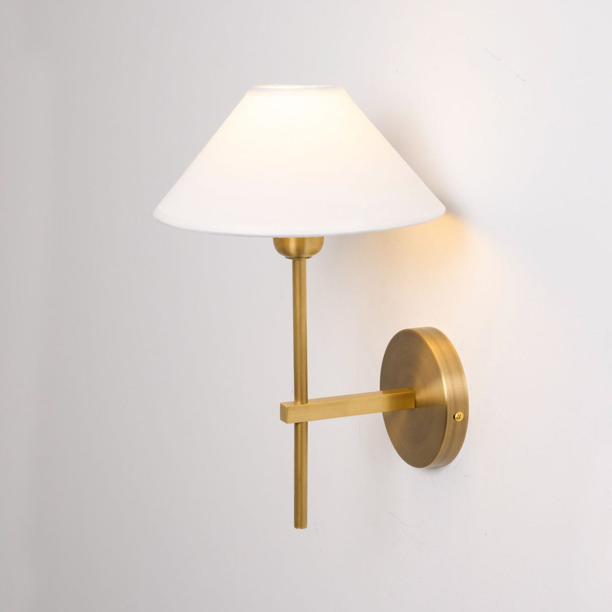 Whitenorie Fabric Wall Light-Moonnatur