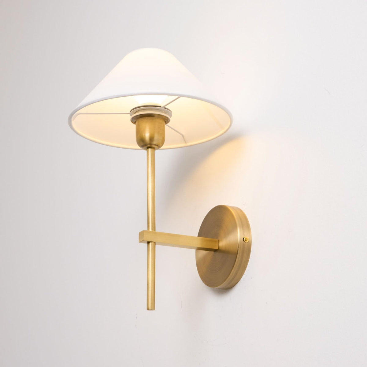 Whitenorie Fabric Wall Light-Moonnatur