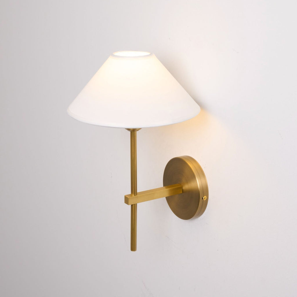 Whitenorie Fabric Wall Light-Moonnatur